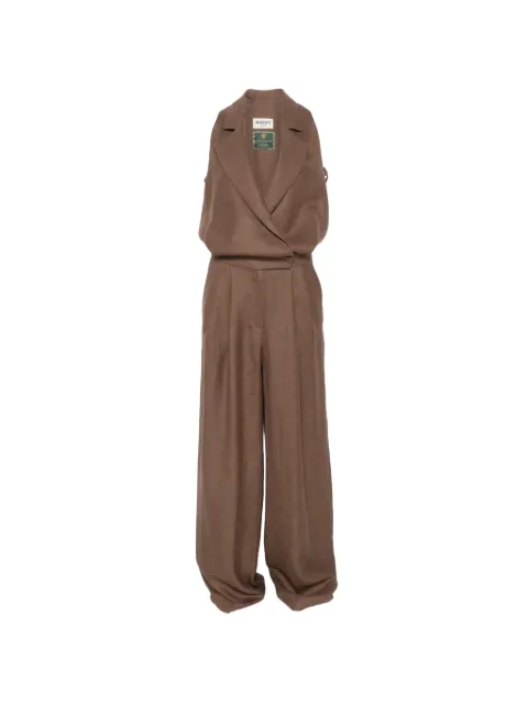 BATAKOVIC Belgrade shawl-collar sleeveless jumpsuit