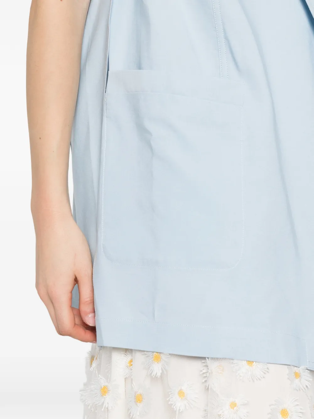 Sportmax Spxmaggio oversized bodywarmer Blauw
