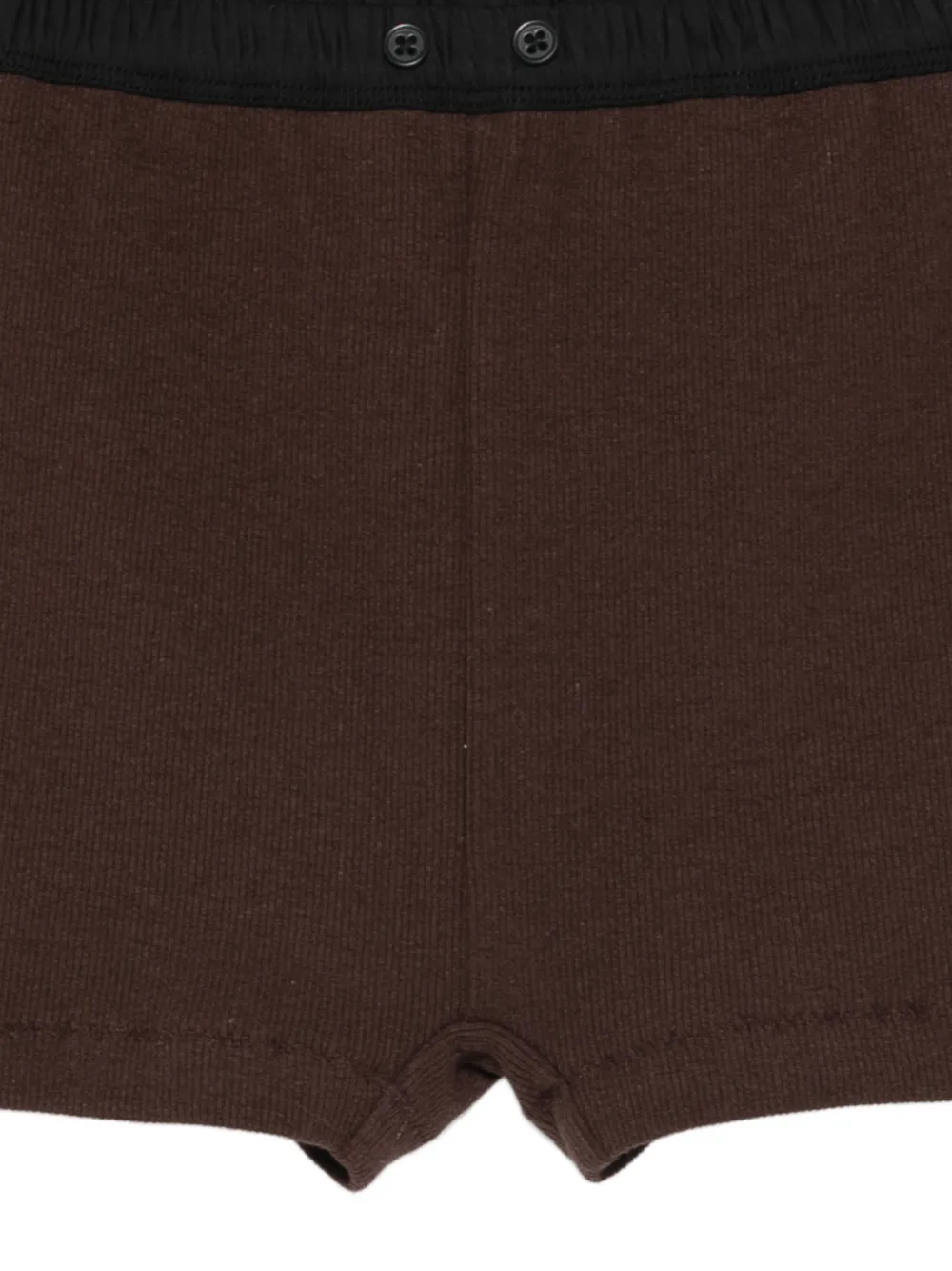 Ribbed-Knit Shorts