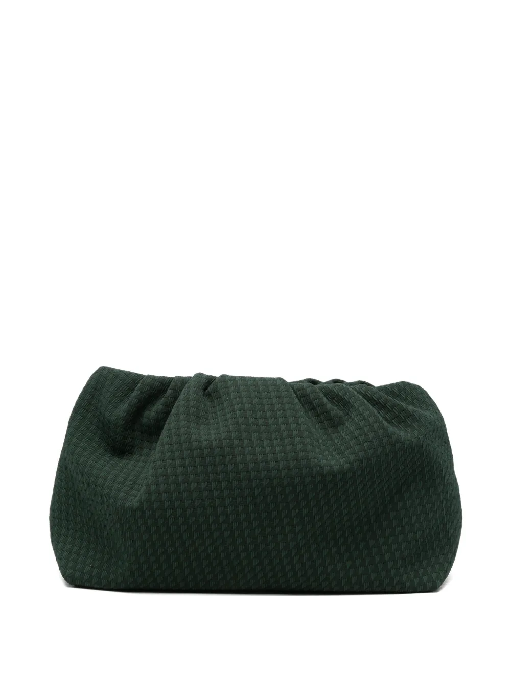 ERES geometric-pattern clutch bag - Verde