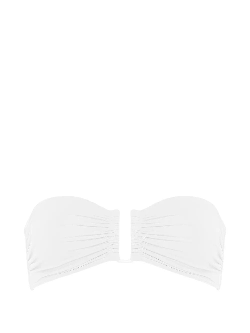 ERES Show ruched-detail bikini top - Bianco