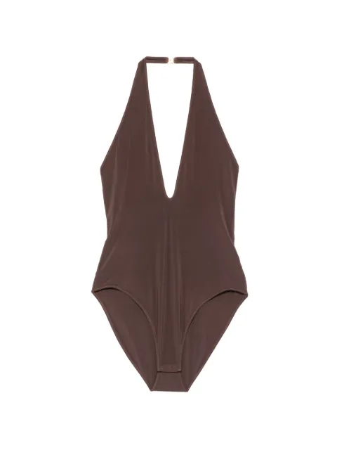 ZIMMERMANN halterneck plunge-neck bodysuit