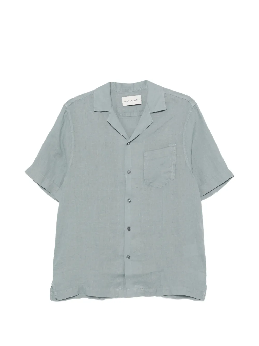 Frescobol Carioca Angelo short-sleeve camp-collar shirt - Verde