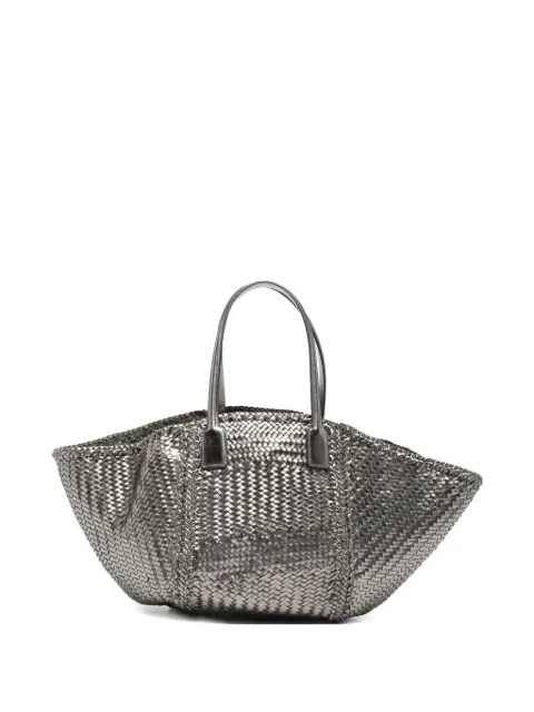 DRAGON DIFFUSION Teresa woven-leather tote bag