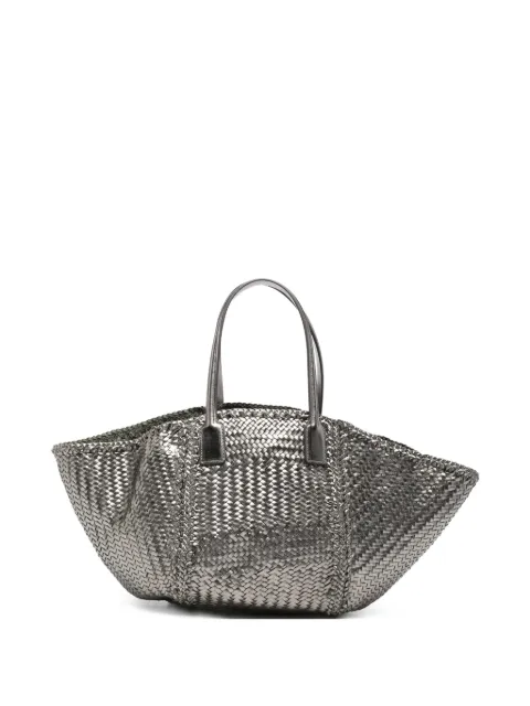 DRAGON DIFFUSION Teresa woven-leather tote bag