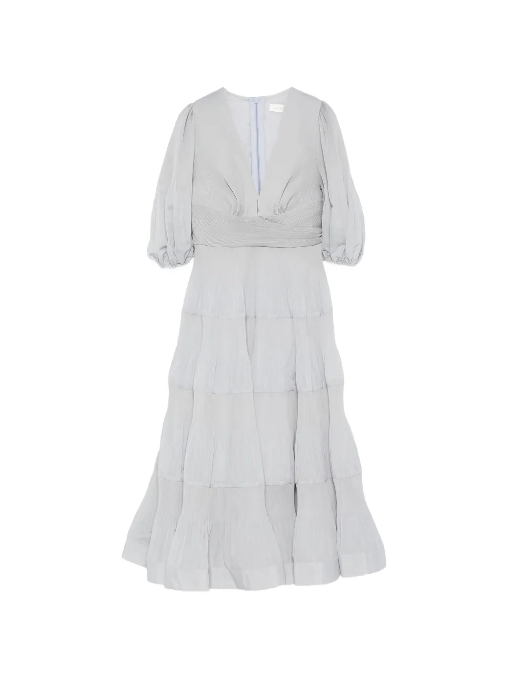 ZIMMERMANN tiered midi dress - Blu