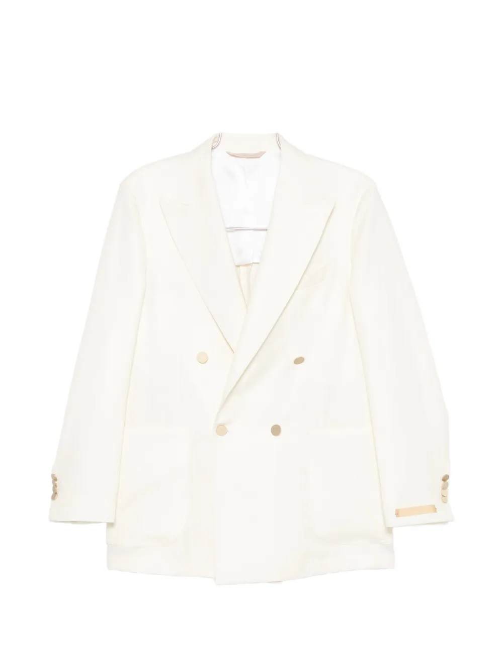 Briglia 1949 double-breasted peaked-lapels blazer - Toni neutri