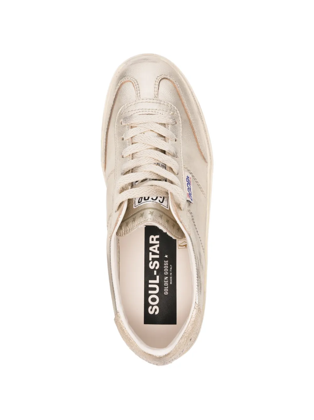 Golden Goose Soul Star sneakers met metallic effect Goud