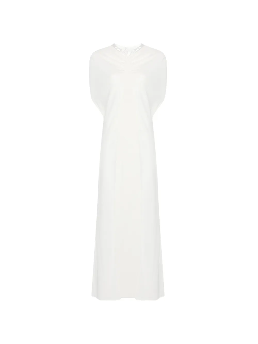 DARKPARK draped collar coat - Bianco