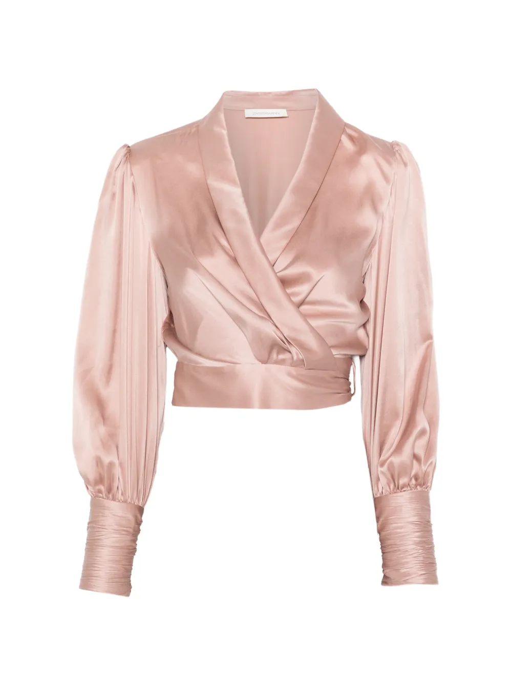 ZIMMERMANN V-neck long-sleeve blouse - Rosa