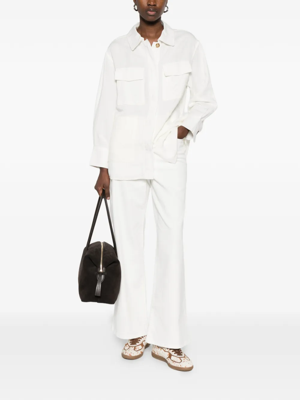  Weekend Max Mara Cannes Wide-leg Trousers - White 