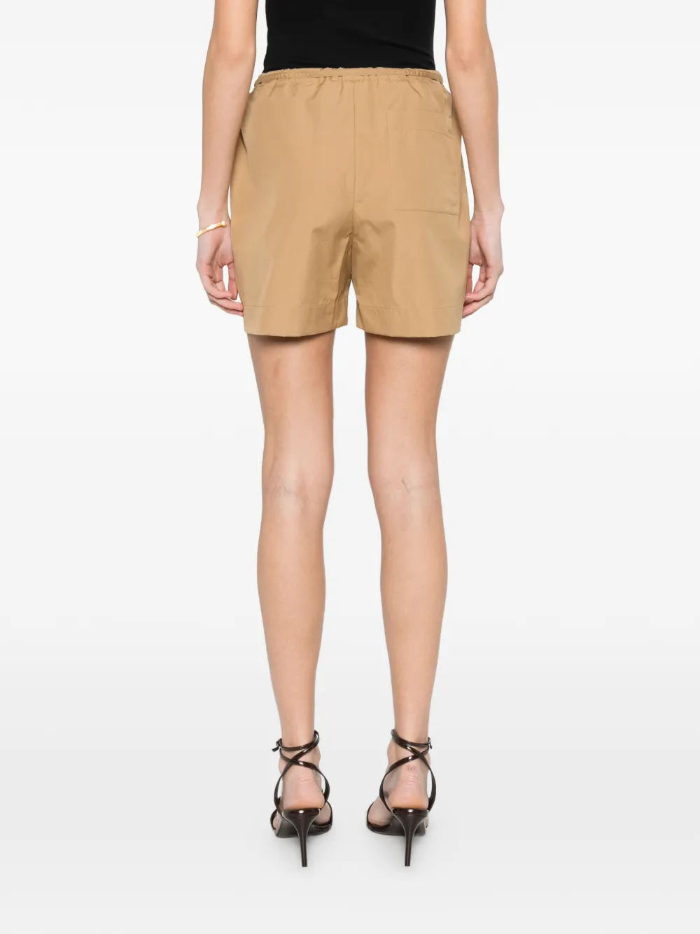 LouLou de Saison Shorts met trekkoord Beige