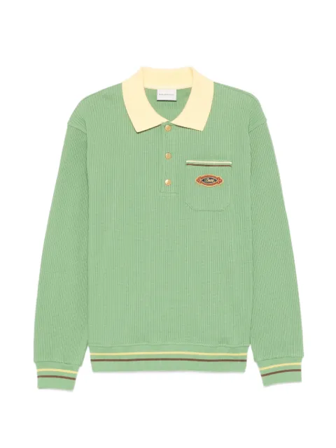 Drôle De Monsieur logo-patch polo shirt