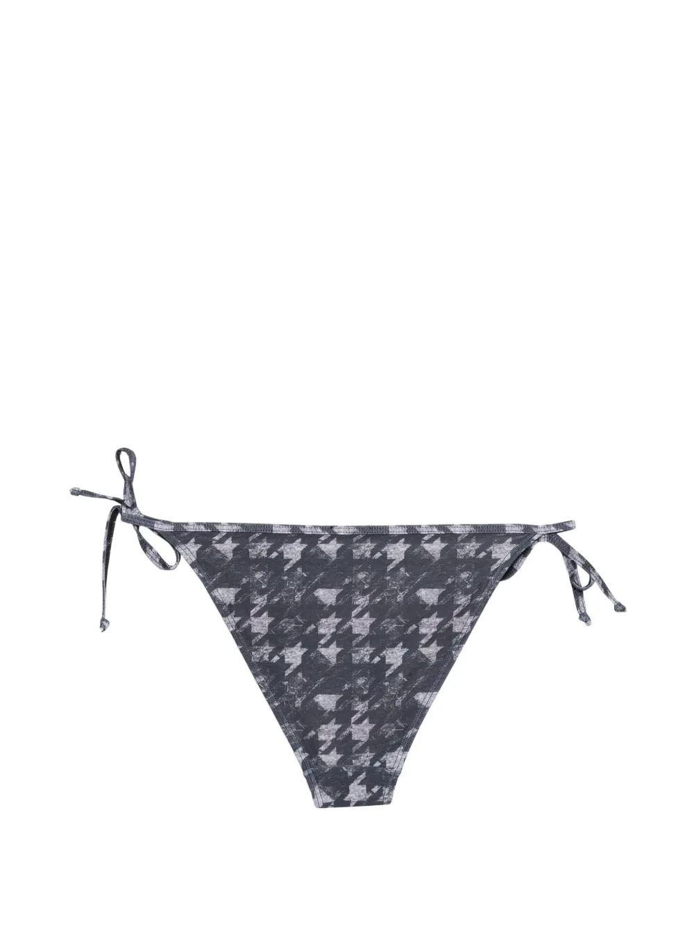  Diesel Houndstooth Tie-side Bottoms - Black 