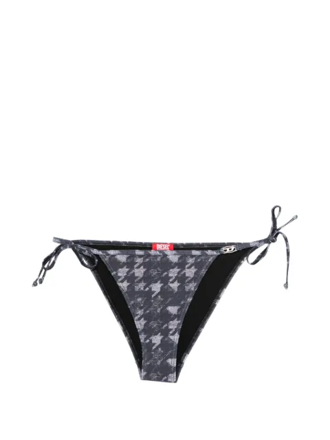 Diesel houndstooth tie-side bottoms