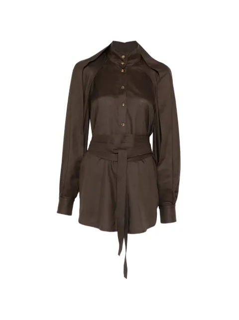 ZIMMERMANN chemise à taille nouée