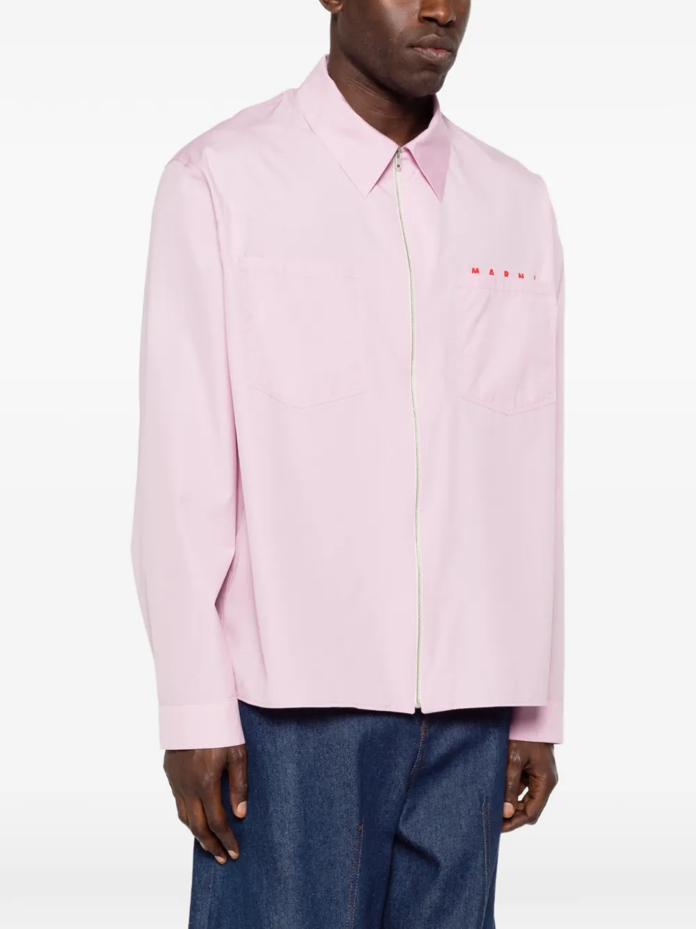  Marni Logo-print Shirt - Pink 