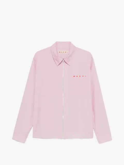Marni logo-print shirt