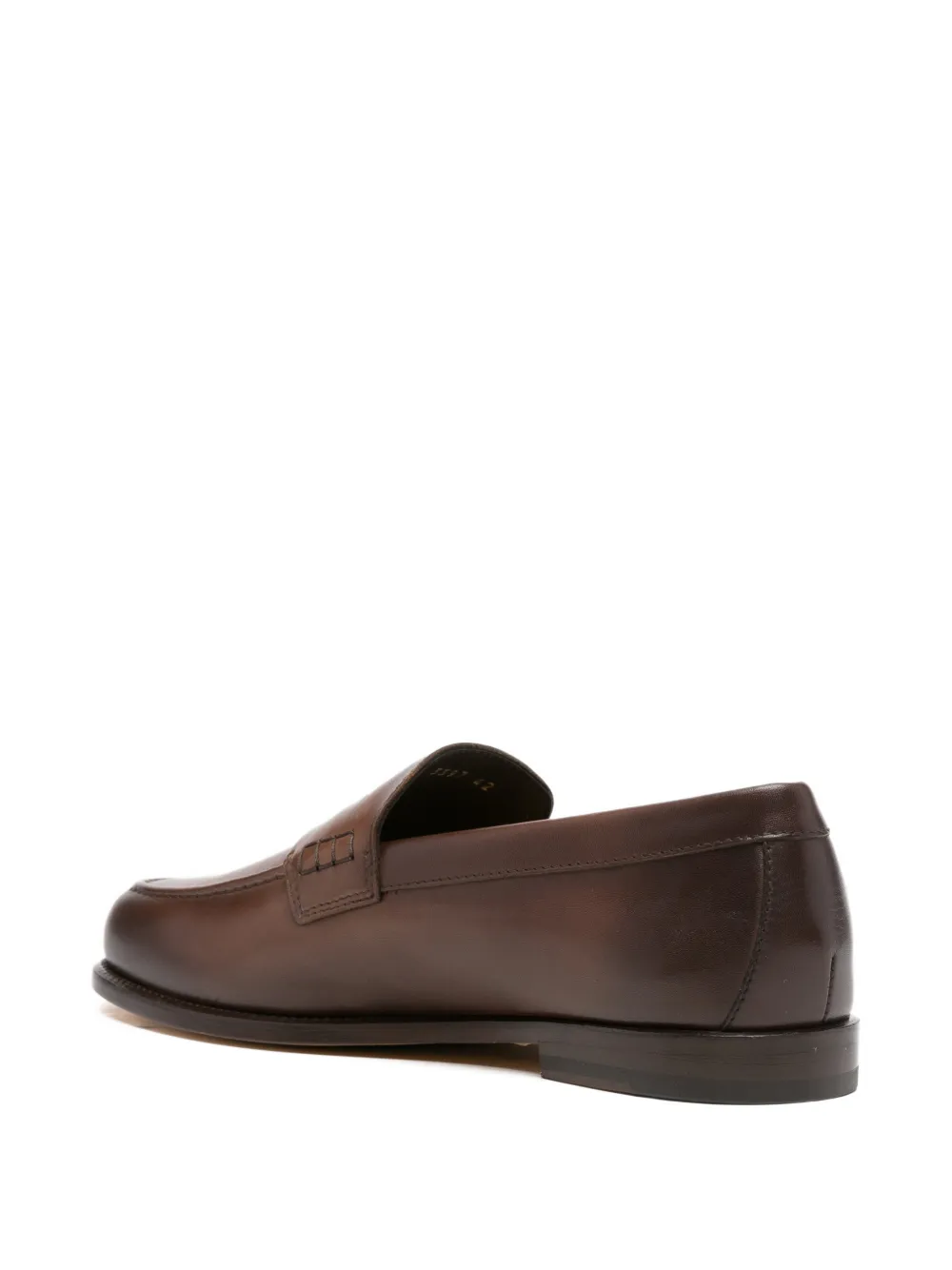 Doucal's Leren loafers Bruin