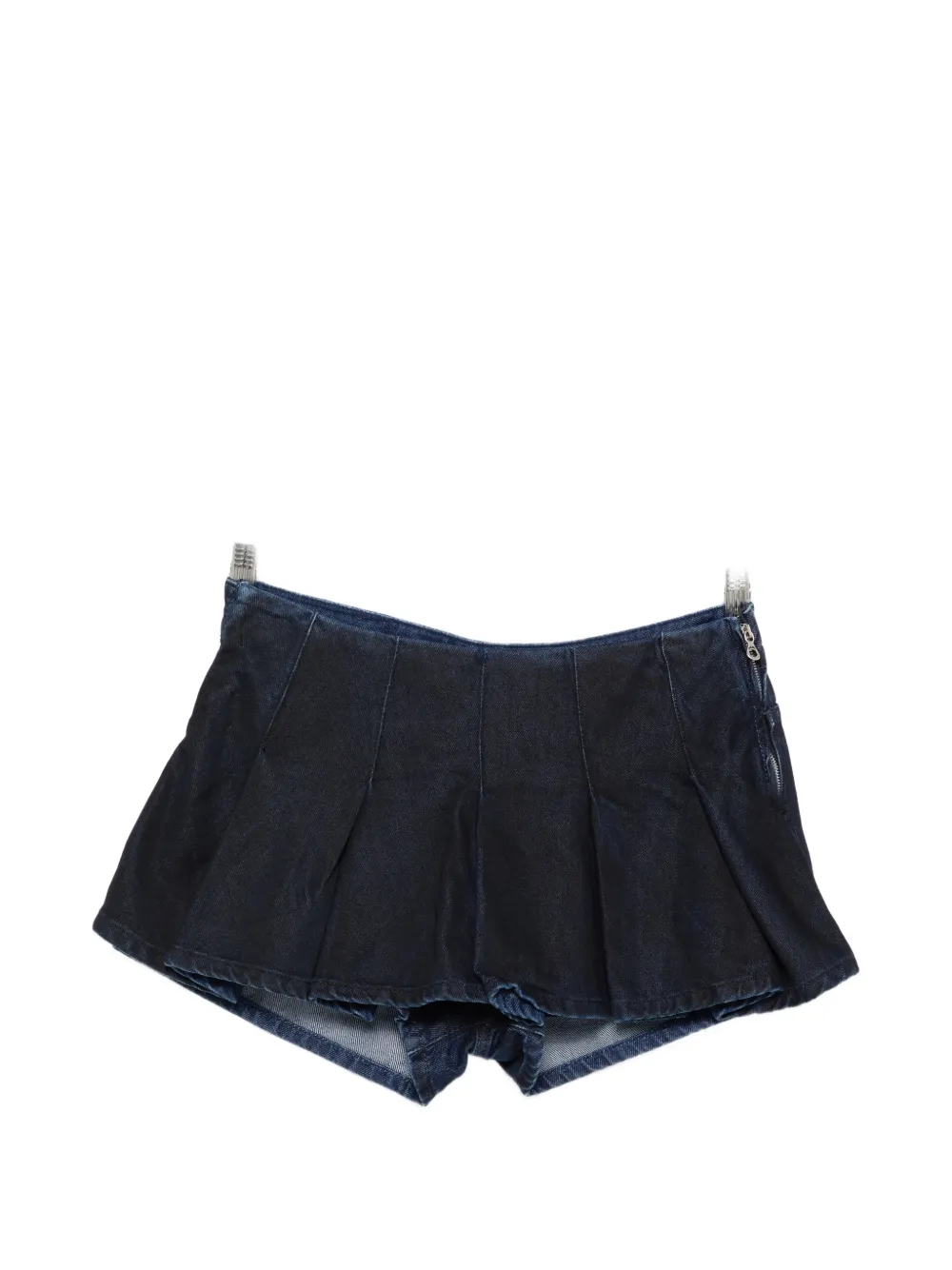 Diesel pleated denim shorts - Blu