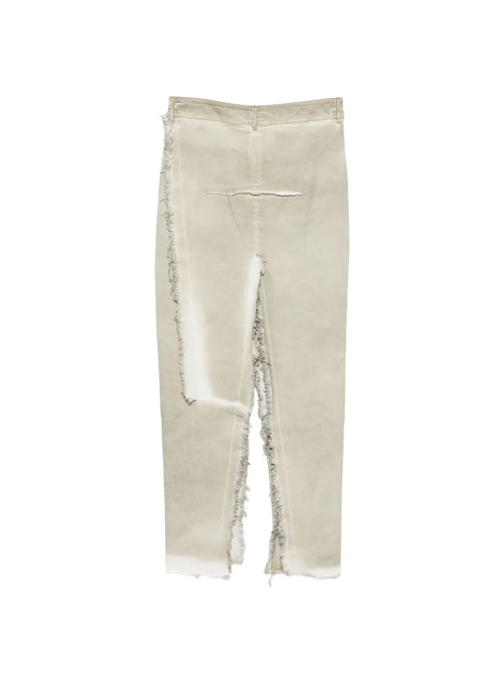 Rick Owens DRKSHDW Gerafelde rok Beige