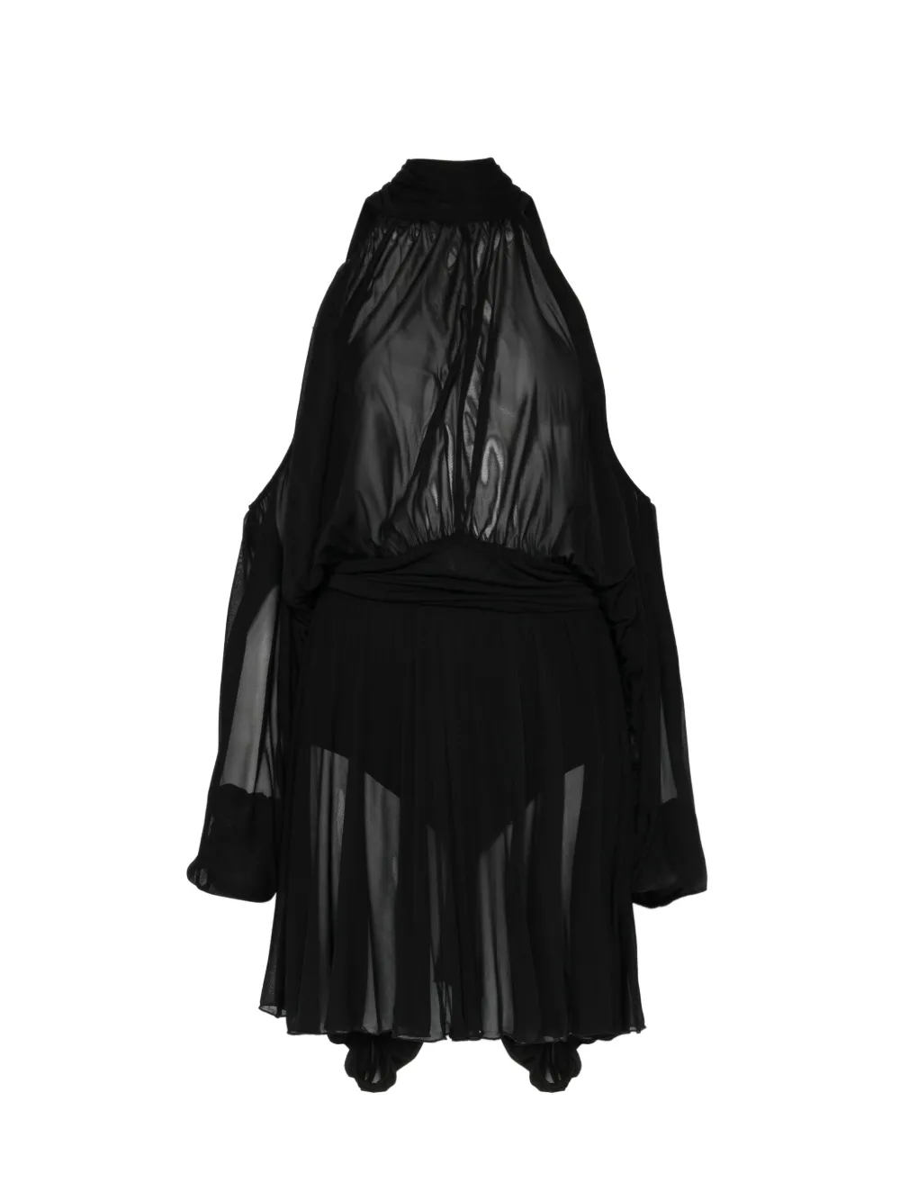 Giuseppe Di Morabito halterneck mini dress - Nero