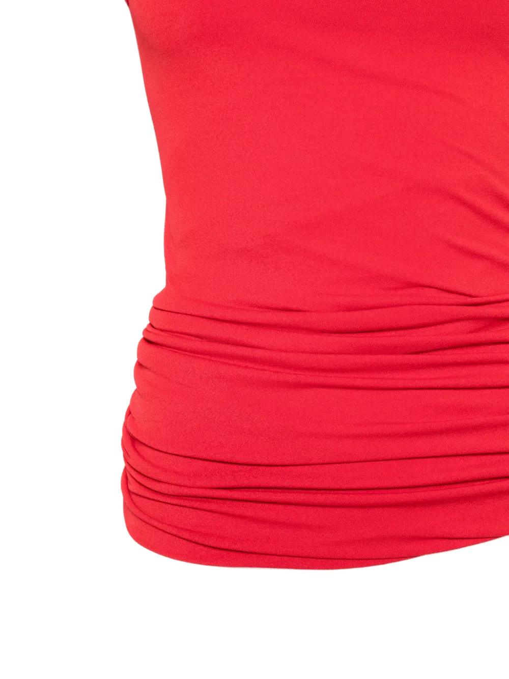 Rick Owens Lilies Lola top met col Rood