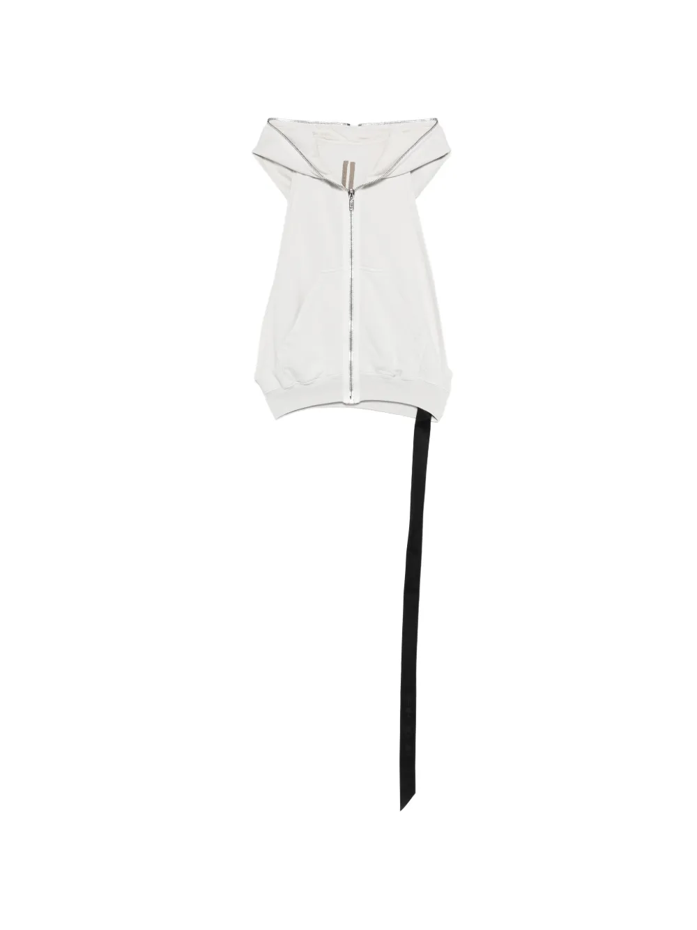 Rick Owens DRKSHDW zipped hoodie - Toni neutri