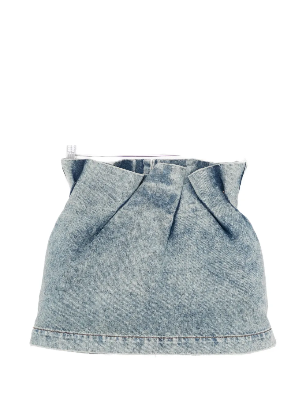 Magda Butrym pleated mini skirt - Blu