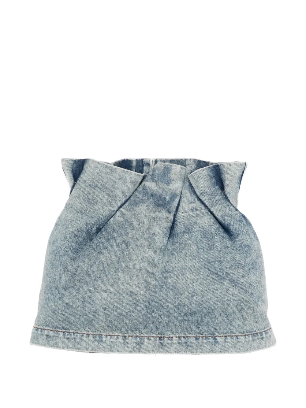 Magda Butrym pleated mini skirt - Blu