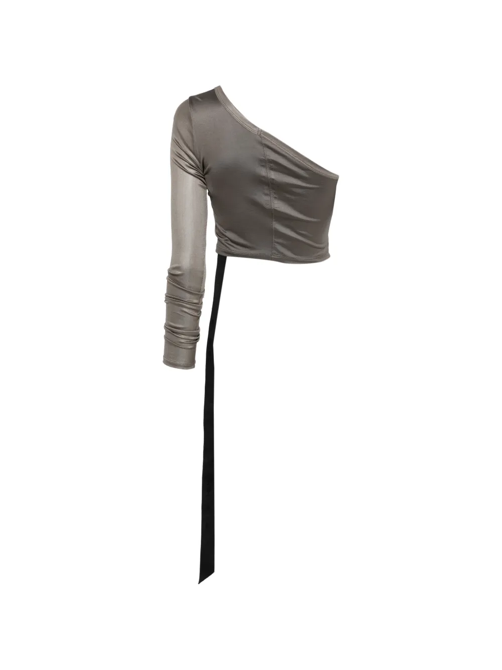 Rick Owens DRKSHDW Asymmetrische top Grijs