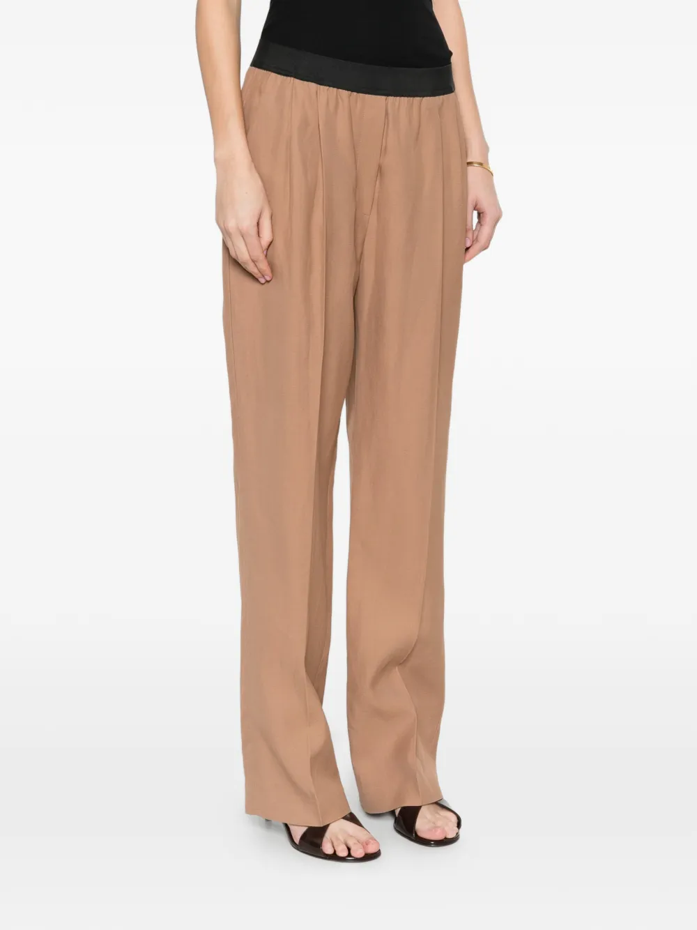  Loulou De Saison Pleated Trousers - Brown 