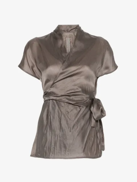 Rick Owens Blouse met korte mouwen 