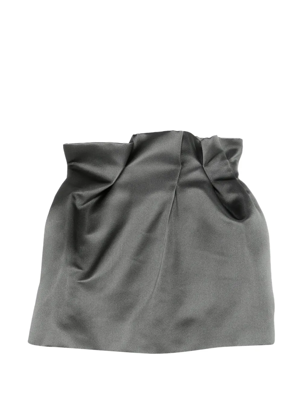 Magda Butrym gathered mini skirt - Grau