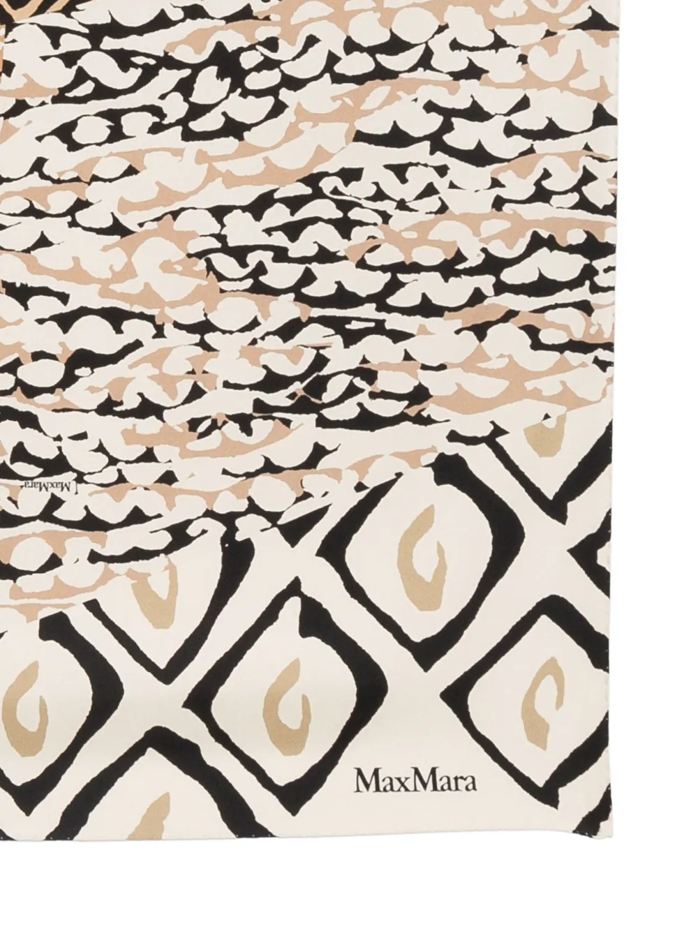  Max Mara Patchwork-print Scarf - Neutrals 