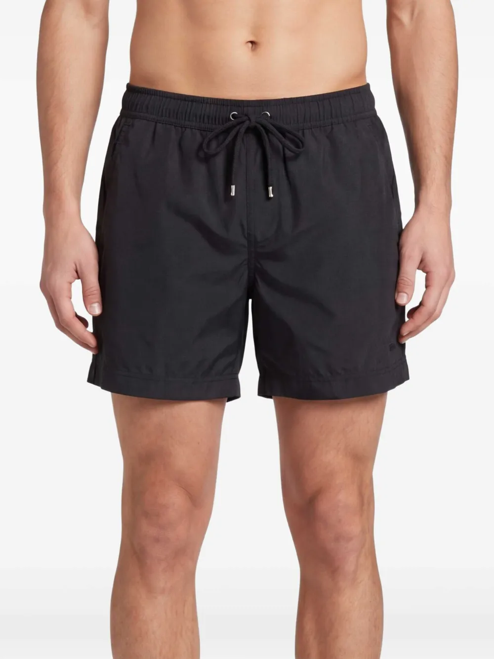 Zegna Zwembroek met trekkoord Zwart
