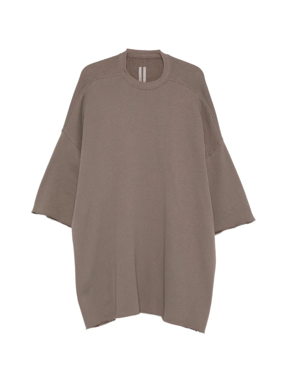 Rick Owens Tommy T frayed T-shirt - Braun