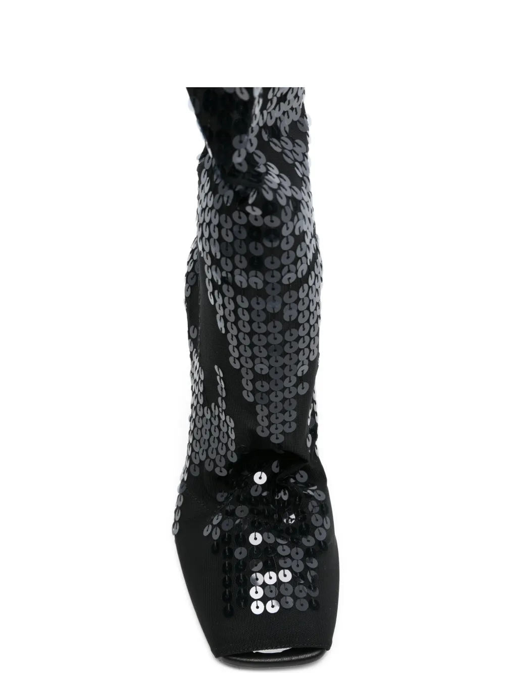 Rick Owens Lilies Laarzen met pailletten Zwart