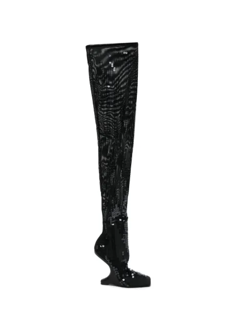 Rick Owens Lilies sequin boots