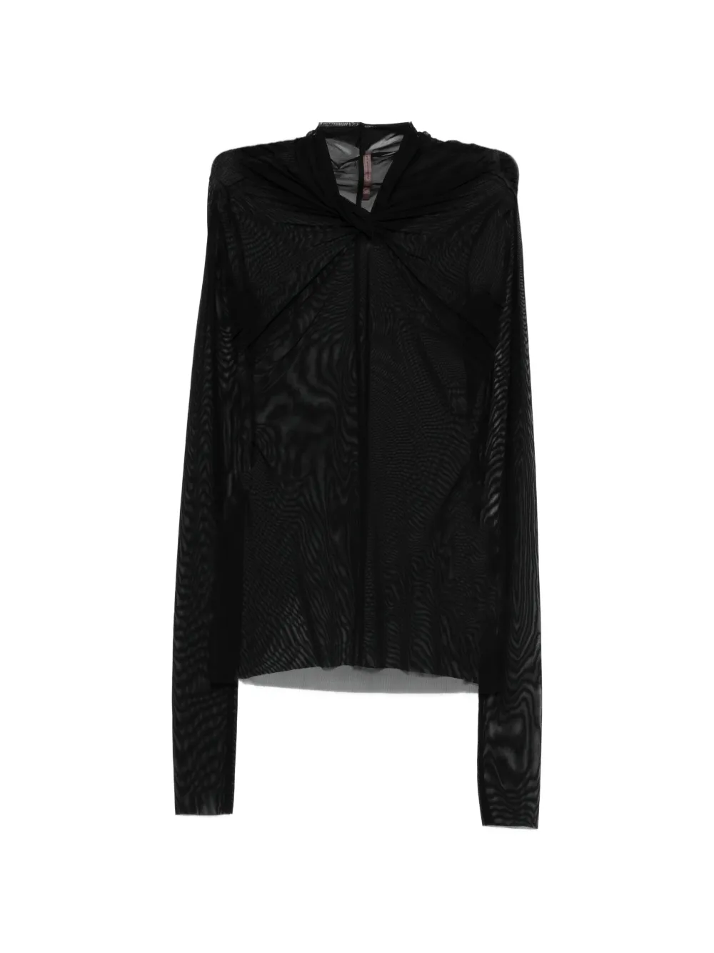 Rick Owens Lilies Kairo twisted top - Nero