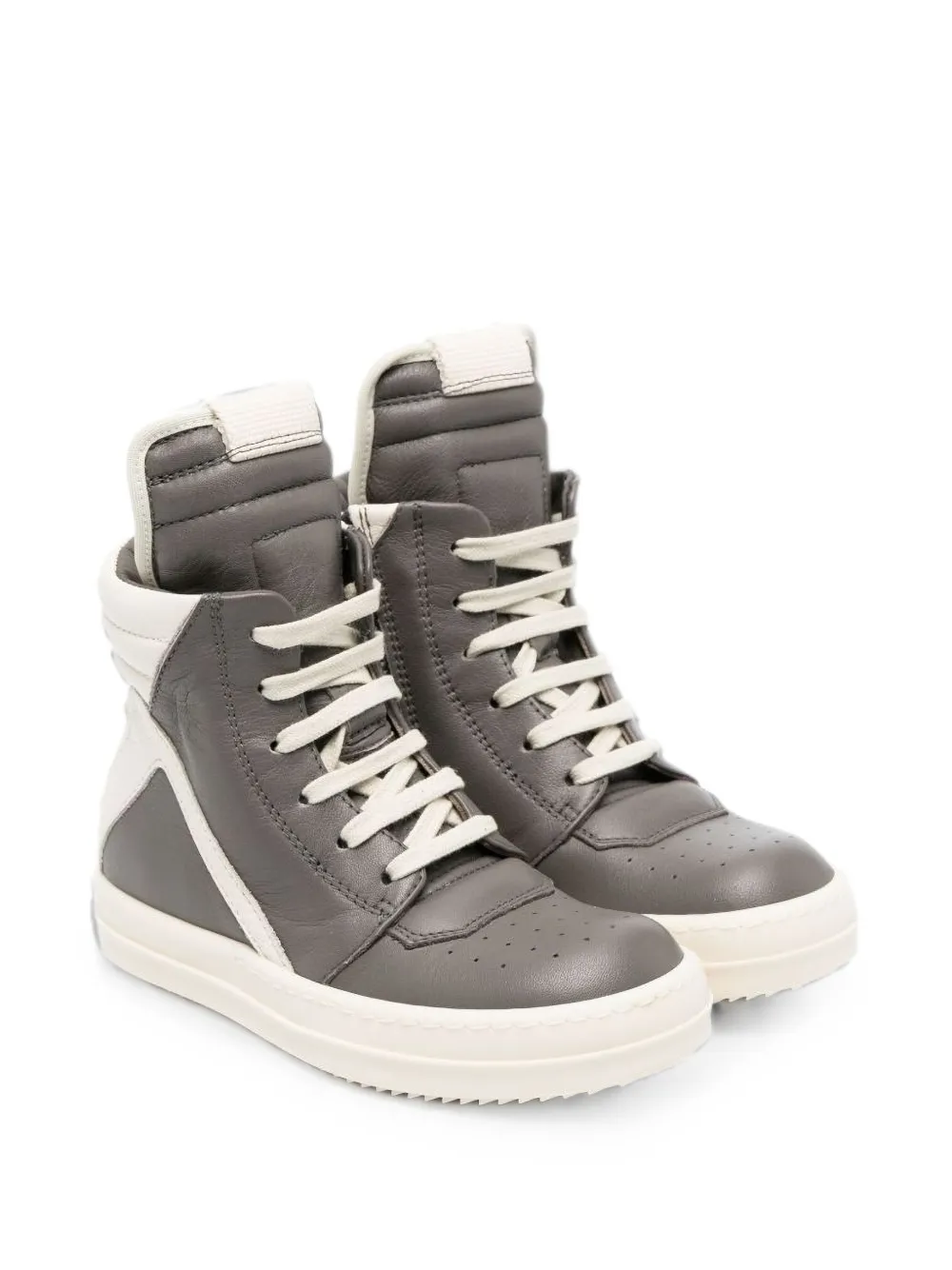 Rick Owens Kids Geobasket high-top sneakers Grijs