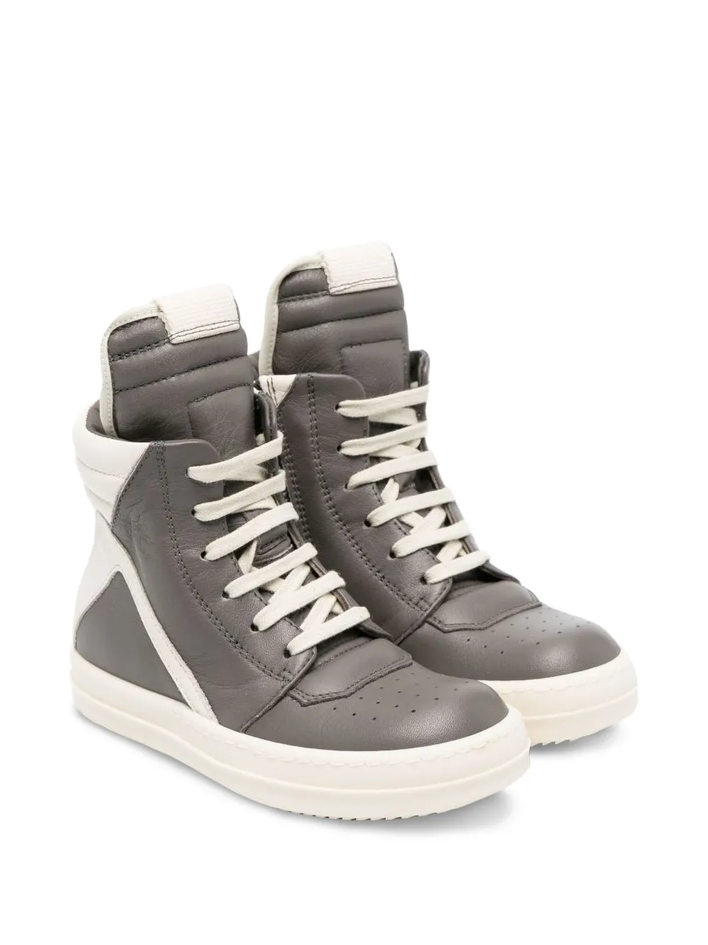 Rick Owens Kids Geobasket high-top sneakers - Grigio