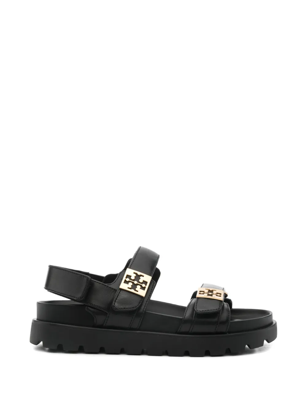 Tory Burch Sandalen met klittenband Zwart