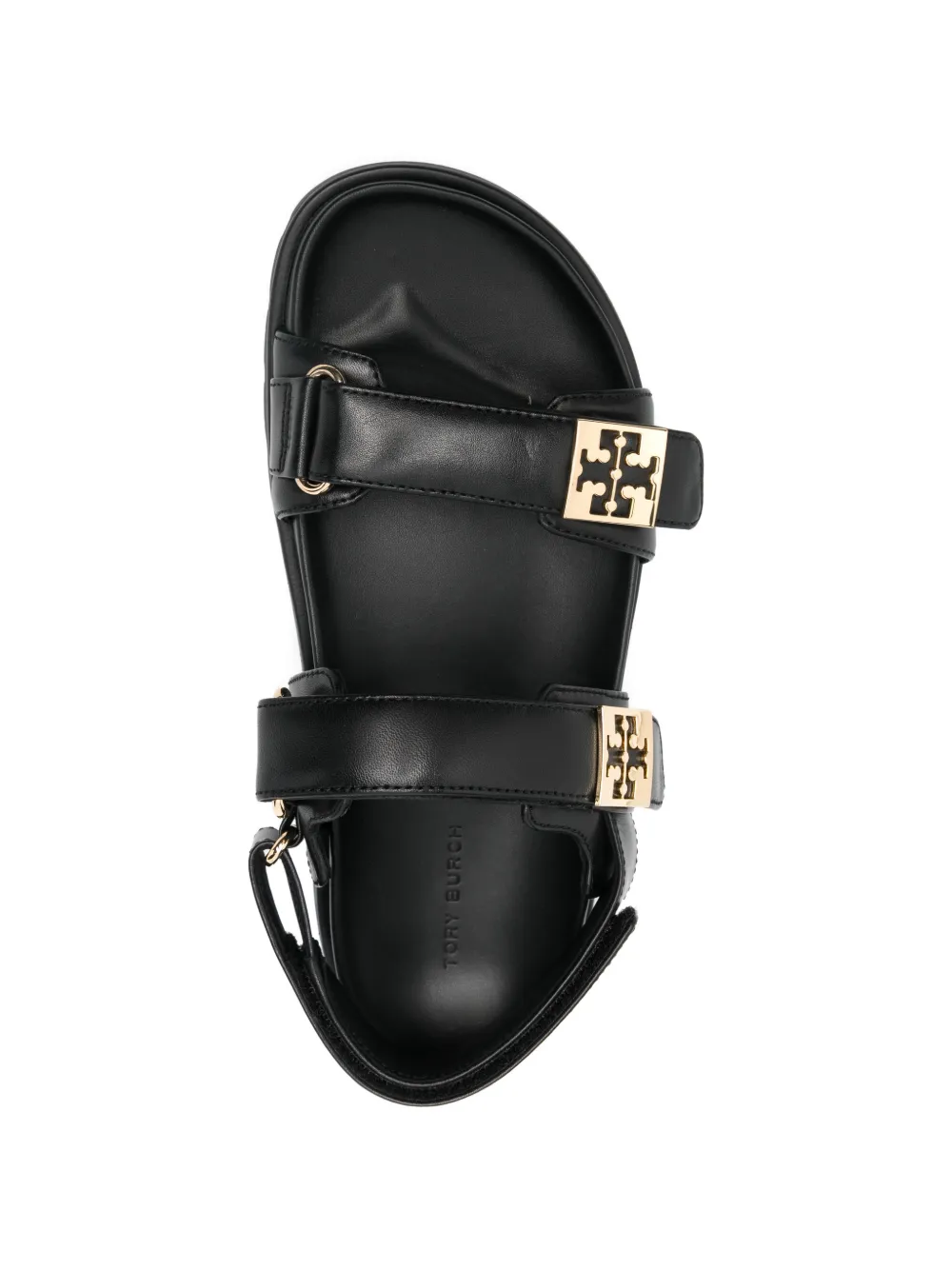 Tory Burch Sandalen met klittenband Zwart