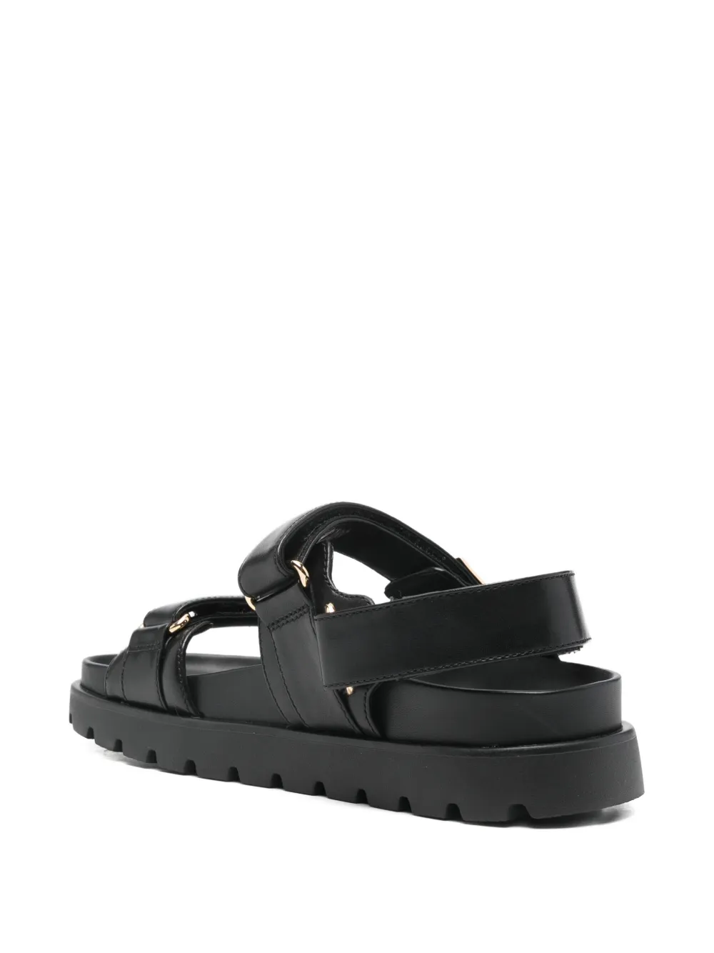 Tory Burch Sandalen met klittenband Zwart