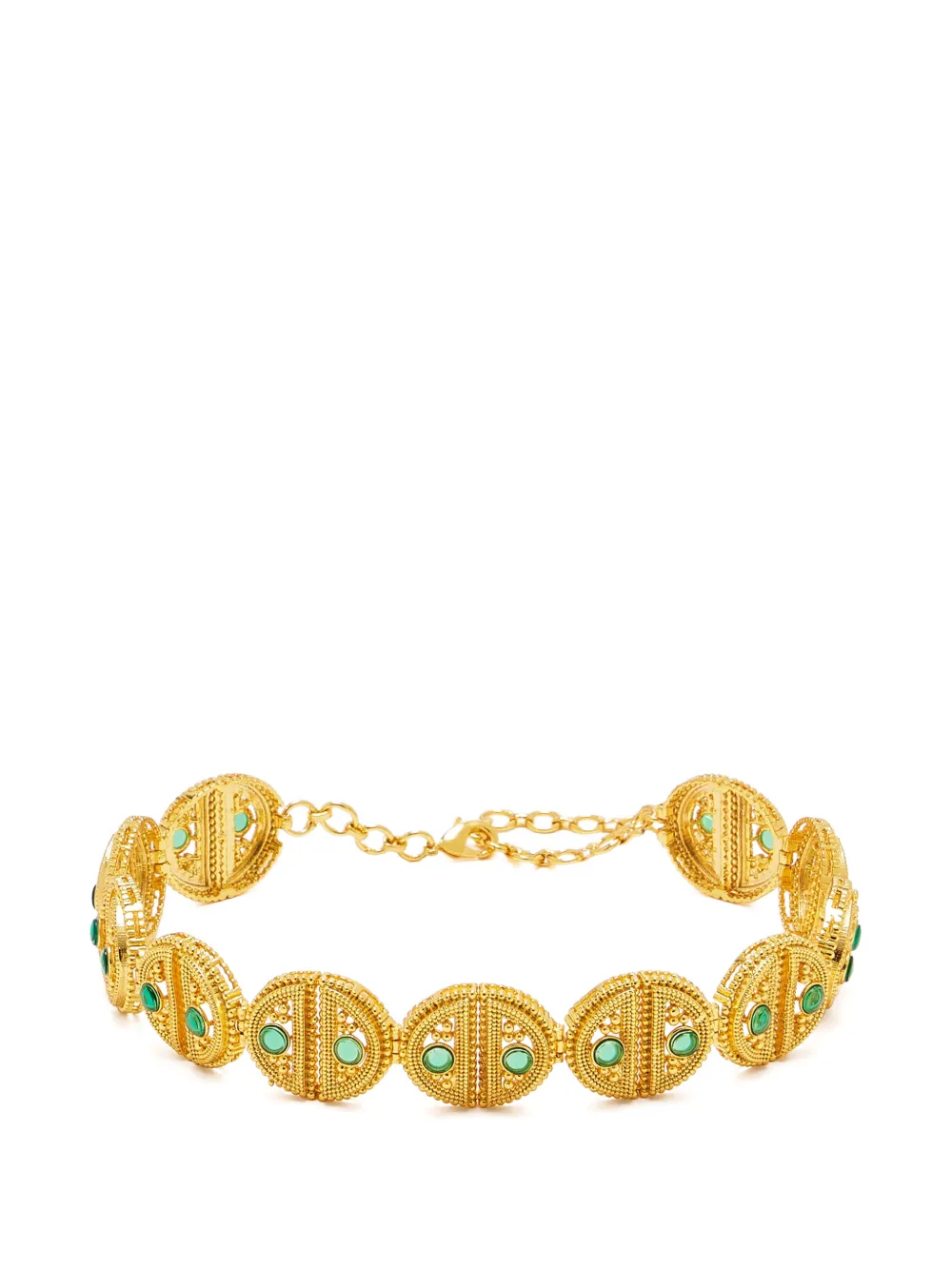 Lynyer Ravi Hemisphere necklace - Gold