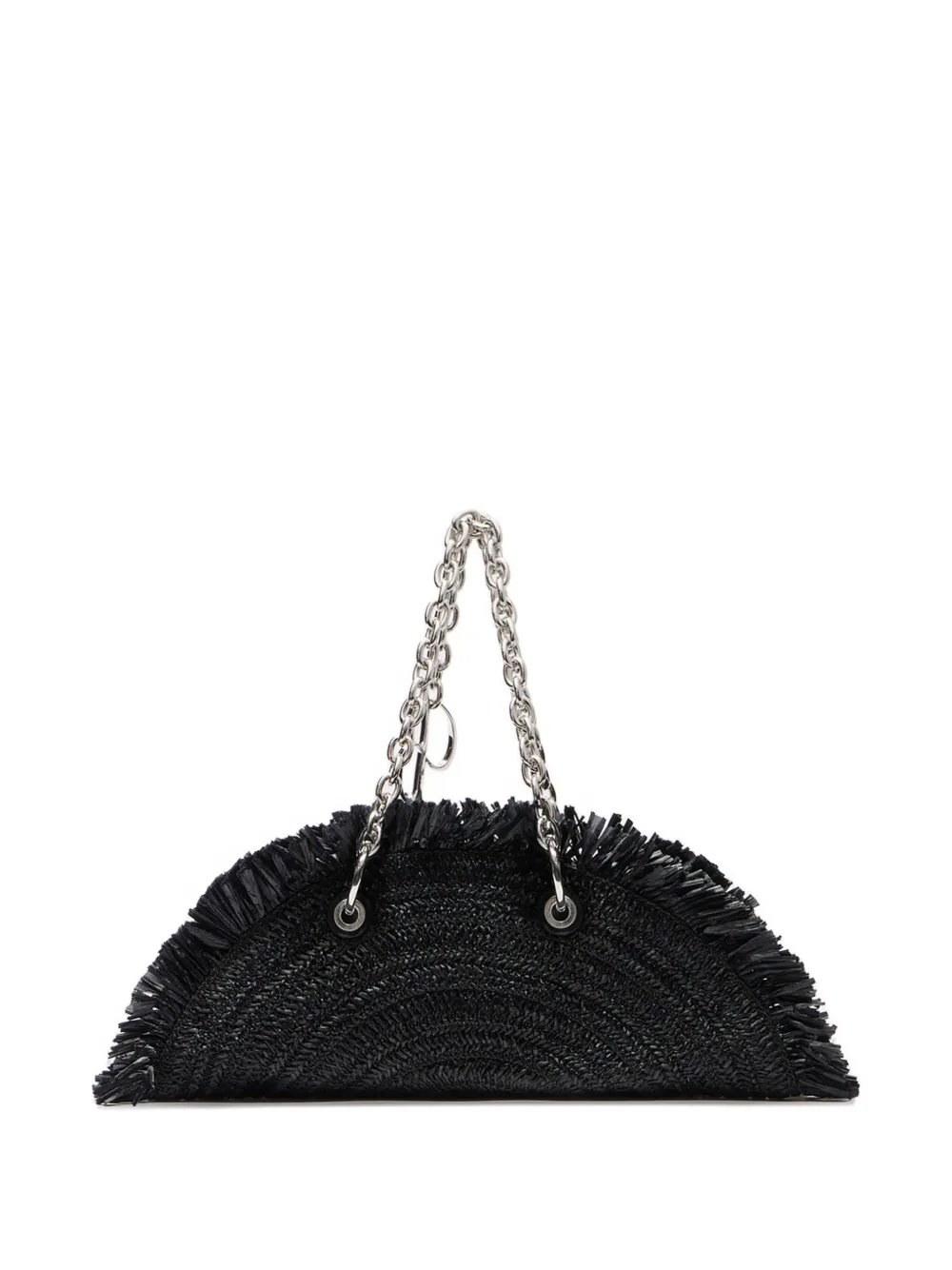 Chain-Link Fringed Shoulder Bag