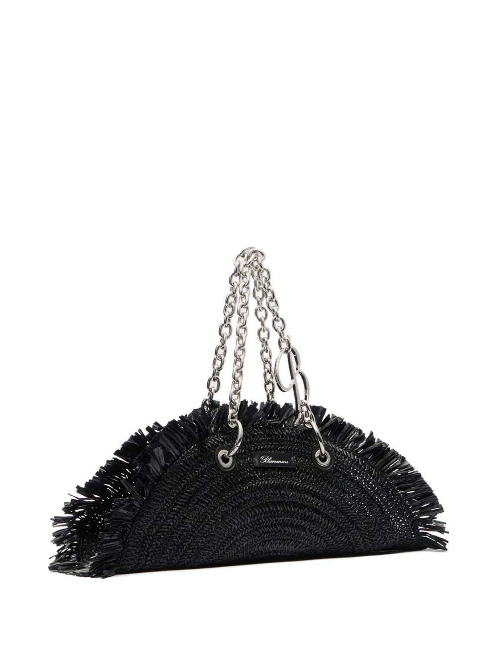 Chain-Link Fringed Shoulder Bag