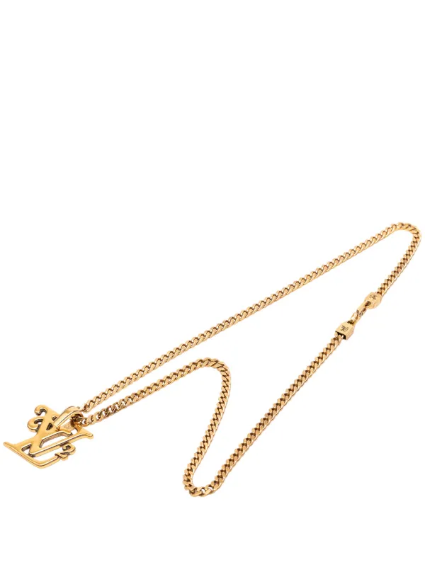 Louis Vuitton Pre-Owned 2020 Nigo ゴールドプレーテッド スクエア 
