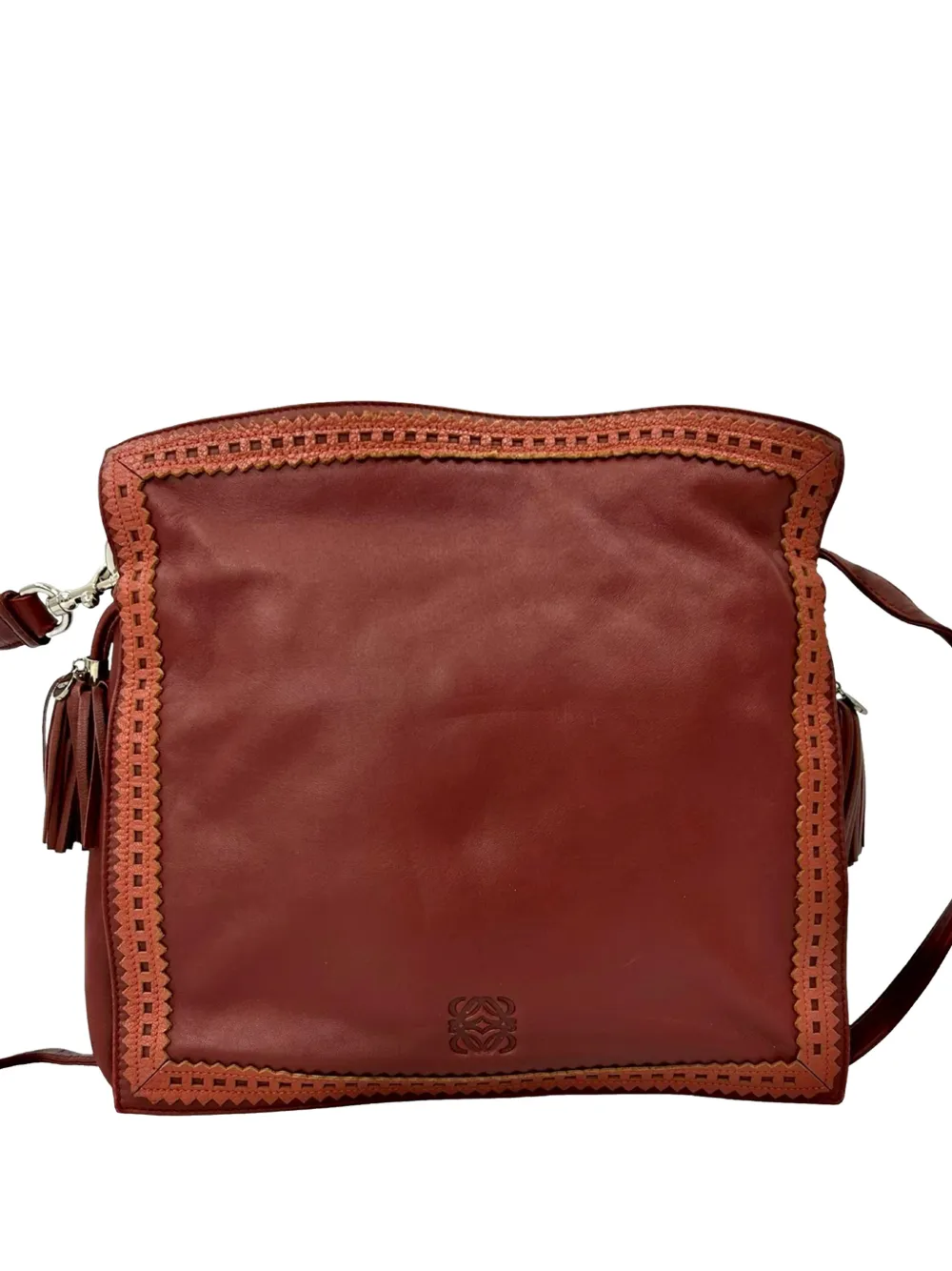 Loewe Pre-Owned 2010 Nappa Flamenco Tassel 30 crossbody bag - Rosso